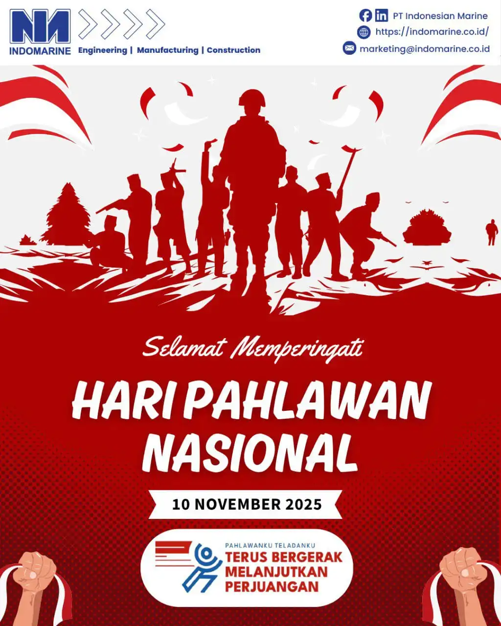 Pop-up Selamat Hari Pahlawan